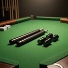 2 Pieces Cue Threaded Ends Carbon Fiber Cue Extension Additional Reach