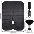 Nicemovic Hair Cutting Barber Cape For Men Women Kids With Neck Duster Brush And