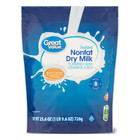2 Bag Great Value Instant Nonfat Dry Milk  25 6 Oz  Bag - Free Delivery
