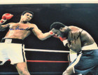 Muhammad Ali joe Frazier Boxing Greats  Scoreboard coa Signed 11x14 Photo