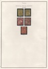 Australia Tasmania 1870-1900 Collection Of 71 Stamps With Perf Varieties