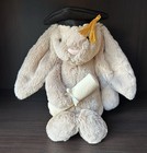Jellycat Bashful Bunny Graduation Outfit Brand New With Tags   Dust Bag New