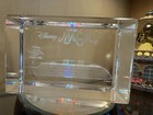 Dcl Disney Cruise Line Magic - 3d Crystal Paperweight Etched Glass With Box Base