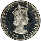 British Bermuda  1964 Elizabeth Ii Crown  Pcgs Pr 66 Cameo  30 000 Mintage 