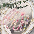 Phone Charms Cute Beaded Phone Lanyard Wrist Strap Aesthetic Cellphone Keychain