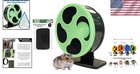 Whisper-silent 9  Hamster Exercise Wheel   Adjustable Stand   Cage Attachment