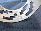 Antique Vintage Taxco Sterling Silver Napkin Rings Set Of Three 36g