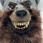 California Grizzly Bear Halloween Mask With Opening Mouth New