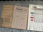 Simplicity Nurses Scrubs Unisex Styles Sewing Pattern Sz Xs-xl Uncut New