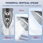 Moosoo Cordless Iron 1500w  anti-drip adjustable Temperature quick-charge Base 