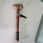 Native American Tomahawk   Decorative Piece  Wood Handle Leather Wrap Strap