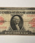 1923  1 One Dollar Red Seal Horse Blanket Legal Tender Note Vintage Us Currency