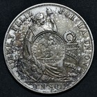 1894 Guatemala  Silver Peso  1 2 Real C s On 1892 Peru Tf Lima Sol  Km 224