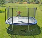 15  Skywalker Trampolines Square Trampoline With Safety Enclosure Blue