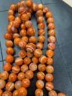 2pcs Excellent Tibetan Natural Sky Eyed Agate Dzi 10mm Round 108 Beads Necklaces