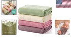 Ultra Soft Muslin Swaddle Blankets - 4-pack 47 x47  In Elegant Pastel Colors