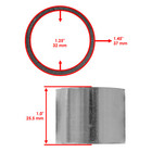 Exhaust Muffler Gasket For Honda Atc250es Atc250sx 1985 1986 1987