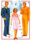 Original Vintage Since You Went Away Paper Dolls By Marilyn Henry  1944 Movie 