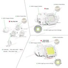 High Power Led Chip 1w 3w 5w 10w 20w 30w 50w 100w Emitter Diode Smd Light Bulbs