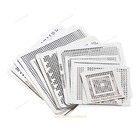 Bga Kit 21pcs Heated Directly Reballing Stencils For Ps3 Xbox360 Wii