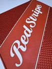 Vintage Red Stripe Beer Orange Rubber Bar Spill Mat Jamaica Brewery 16 5   x 16 5   