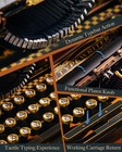 Rokr Vintage Typewriter Model Kit To Build 3d Wooden Puzzles Adults Gifts Black