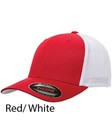 12 Custom Embroidered Original Flexfit   6-panel Trucker Caps With Logo Or Text