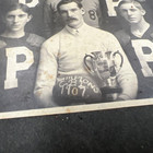 Rare Football Team 1907 Vintage Original Photo 