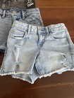 Girls Size 6 Denim Cutoff Shorts Lot Gap And Art Class