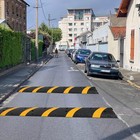 2 Pack 6ft Rubber Speed Bump 2 Channel Heavy Duty Speed Bump For Driveway Garage