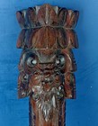Vintage Bali Indonesian Carved Hardwood Barong Mask Flute  1