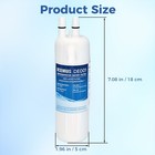 9pack Replacement Refrigerator Water Filter 10295370a Whr1rxd1 Kad1rxd1 P8rfwb2l