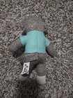Dan Dee Sock Monkey Plush Blue Sweater Heart 9 