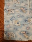 Vintage Handmade Nursery Sbaby Print Cotton 31  X 31  Blue With Animals