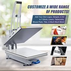 Heat Press Machine Auto Open Clamshell Heat Press Printing 16x20  W Slide Base