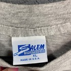Vintage Ncaa Notre Dame Fighting Irish Salem Sportswear Gray Single Stitch Xl