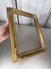 Vintage Gold Solid Wood Picture Frame Made In Mexico 12 5x10 5in Victorian