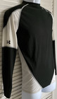 Under Armour Compression Long Sleeve Shirt  Large  Black white