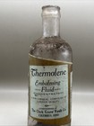 Rare Paper Label Glass Bottle Embalming Fluid Thermolene Empty W Cap Columbus Oh