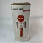 Ws-858 Handheld Ktv Wireless Bluetooth Karaoke Microphone Speaker Rose Gold