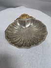 Vintage International Silver Co  Silverplated Shell-footed Candy Tarnished