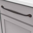 Refined Rustic 12 In  Modern Rustic Iron Cabinet Bar Pull Handle For Kitchen  Ba