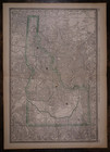 Old 1882  lg 15 x21   Rand Mcnally Atlas Map   Territory Of Idaho   Free S h