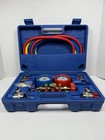 Omt 3-valve Hvac Manifold Gauge Set W  Hoses     R134a R410a R22     New Open Box