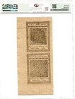 Pennsylvania Colonial Note Fr pa-203 204 April 25  1776 Pmg Cu-64  uncut Pair 