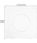 12pcs Mini Perler Bead Pegboards  2 6mm Plastic Square Boards  Large Clear