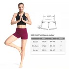 Women s High Waist Yoga Dance Shorts Cheerleader Volleyball Pants Casual Workout