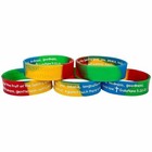 Fruits Of The Spirit Galatians 5 22-23 Silicone Wristbands - Set Of 12
