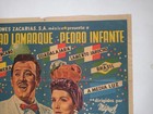 Escuela De Musica  1952  Litho Poster Libertad Lamarque Pedro Infante Mex Rare