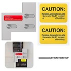 Generator Interlock Kit For Ge 150 200 Amp Panels Safe Power Transfer Switch
